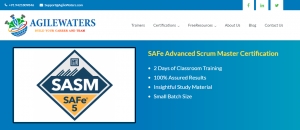 Online Advanced SAFe Scrum Master Certification Training Cou